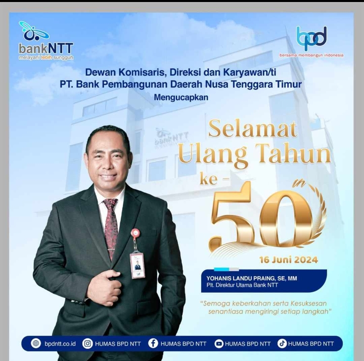 Selamat Ulang Tahun ke 50 Bapak Yohanis Landu Praing 