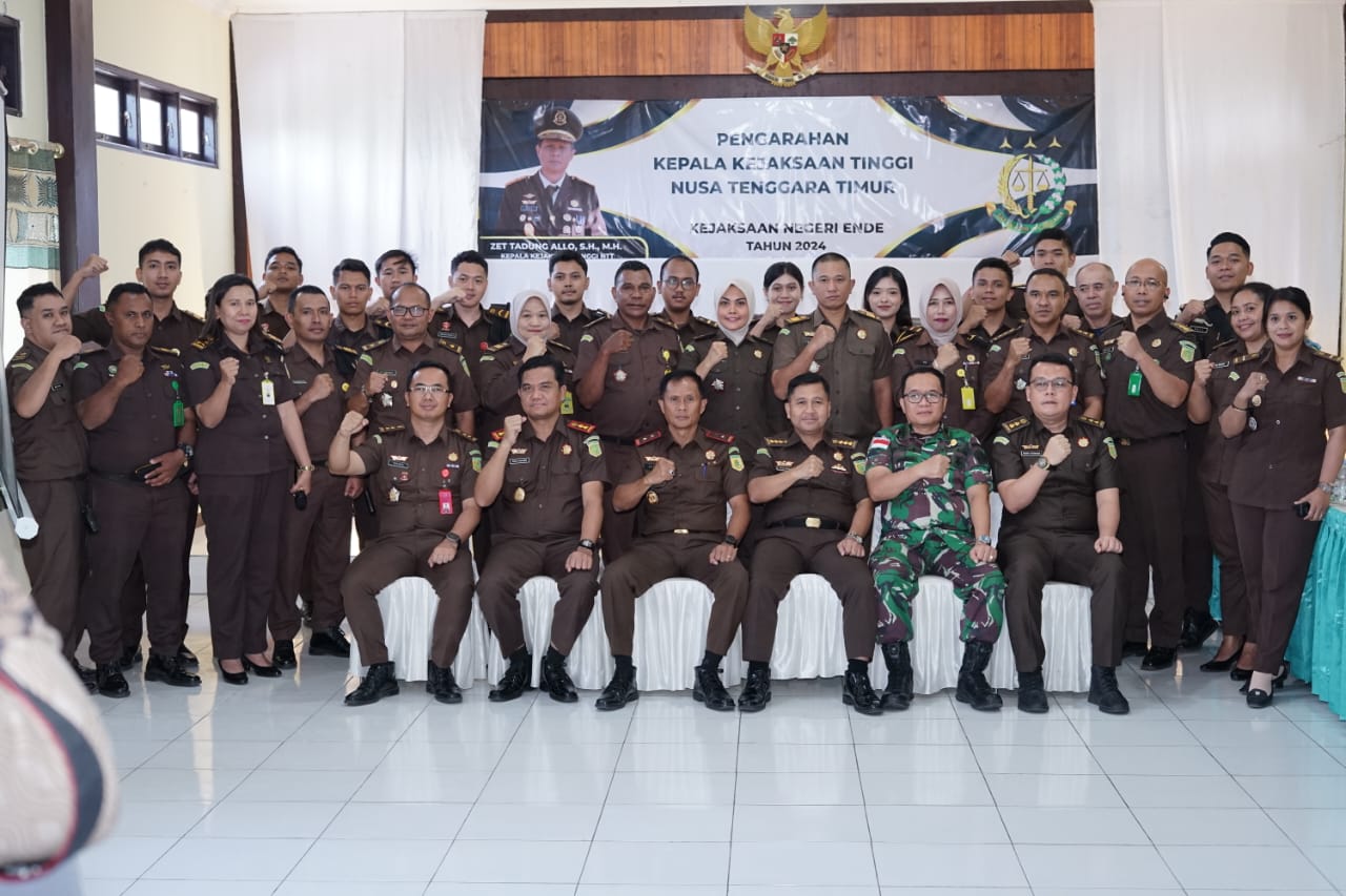 Kajati NTT Lakukan Kunjungan Kerja ke Kejaksaan Negeri Ende untuk Optimalisasi Kinerja