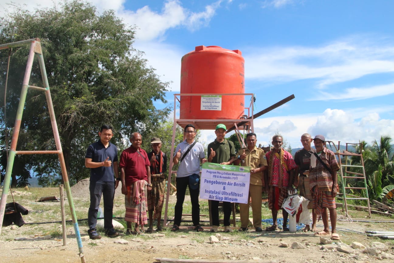 DRPM ITB  Dan Kemendes PDTT Hadirkan Teknologi  Pengeboran Air dan Ultrafiltrasi Sebagai  Solusi Air Bersih Bagi Masyarakat Desa Santian